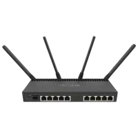 Wi-Fi Роутер Mikrotik RB4011iGS+5HacQ2HnD-IN 300 Мбит/ с/ 1733 Мбит/ с/ Черный photo 2