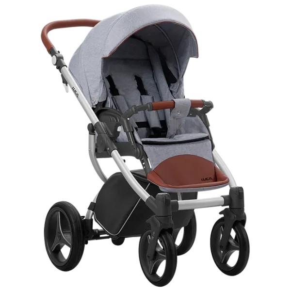 Детская коляска Bebetto Luca 38672/ Серый photo 2 Детская коляска Bebetto Luca 38672/ Серый photo 2