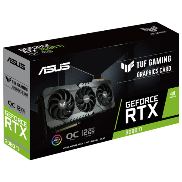 Видеокарта Asus GeForce RTX 3080 Ti TUF Gaming OC PCI Express x16 4.0 / 12 ГБ photo 10 Видеокарта Asus GeForce RTX 3080 Ti TUF Gaming OC PCI Express x16 4.0 / 12 ГБ photo 10