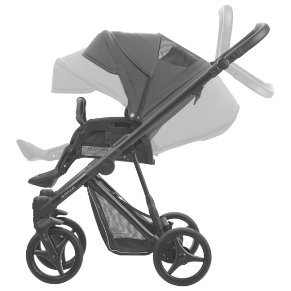 Cărucior pentru copil Bebetto Nitello 38699/ Black photo 5 Cărucior pentru copil Bebetto Nitello 38699/ Black photo 5