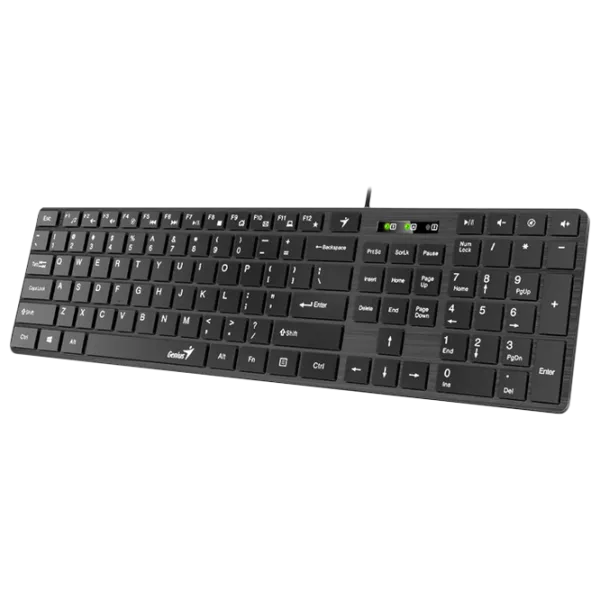 Tastatură Genius SlimStar 126 Cu fir/ Black photo 2