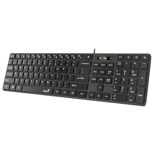 Tastatură Genius SlimStar 126 Cu fir/ Black photo 2