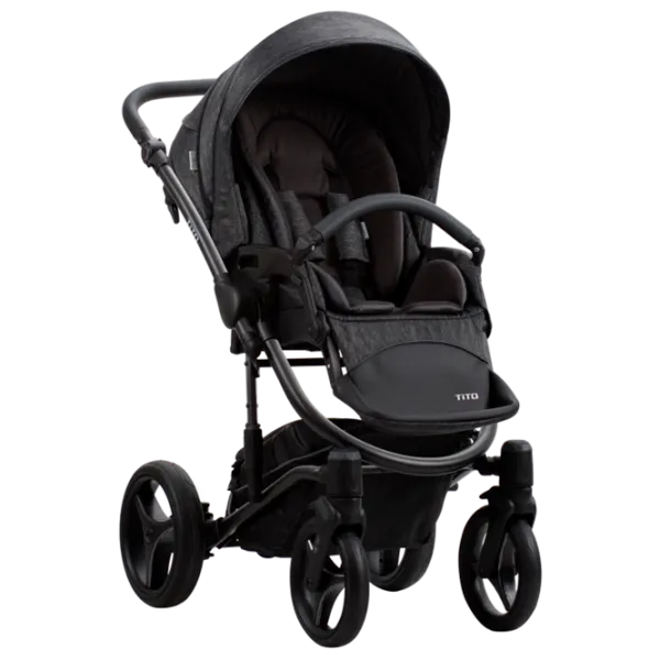 Детская коляска Bebetto Tito 38894/ Черный photo 2