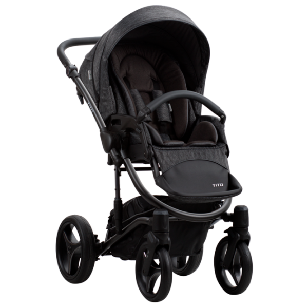 Детская коляска Bebetto Tito 38894/ Черный photo 2