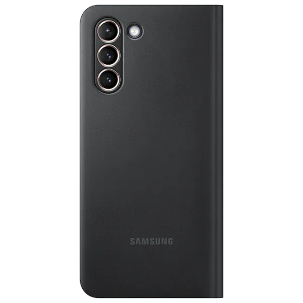 Husă pentru smartphone Samsung Galaxy S21 Samsung/ Smart Led View/ PC/ PU/ Black photo 2