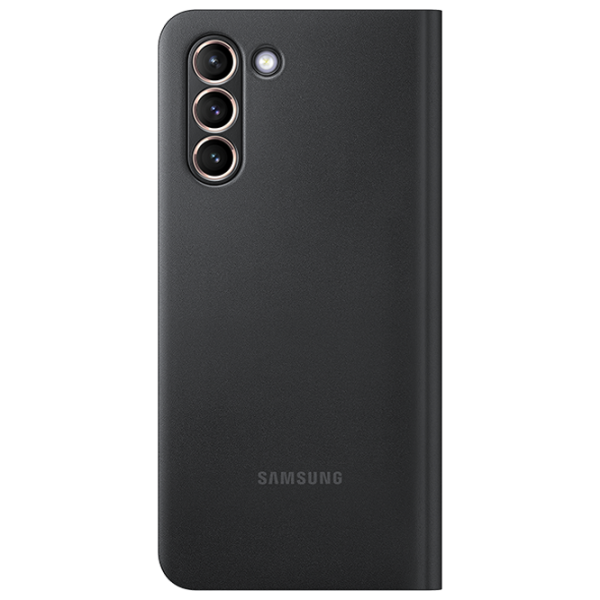 Husă pentru smartphone Samsung Galaxy S21 Samsung/ Smart Led View/ PC/ PU/ Black photo 2