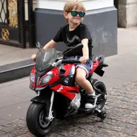 Motocicletă pentru copii Rastar BMW Motorcycle 30 kg / 3+ / 3 km/h / Red photo 6