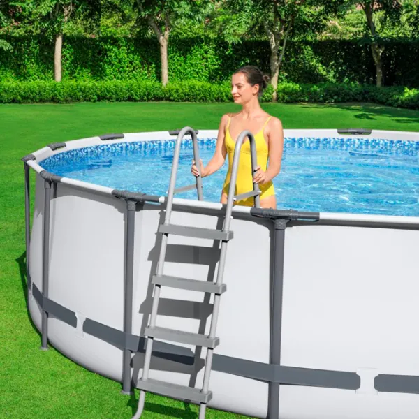 Piscină Bestway 56438BW 16015 l/ Cu cadru/ White photo 5 Piscină Bestway 56438BW 16015 l/ Cu cadru/ White photo 5