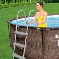 Piscină Bestway 56709BW 9150 l/ Cu cadru/ Brown photo 2