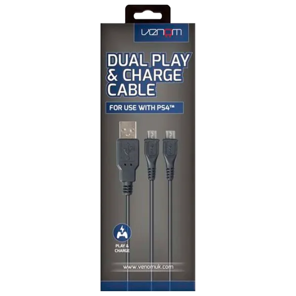 Cablu Venom VS2794 PlayStation 4/ Black photo 2