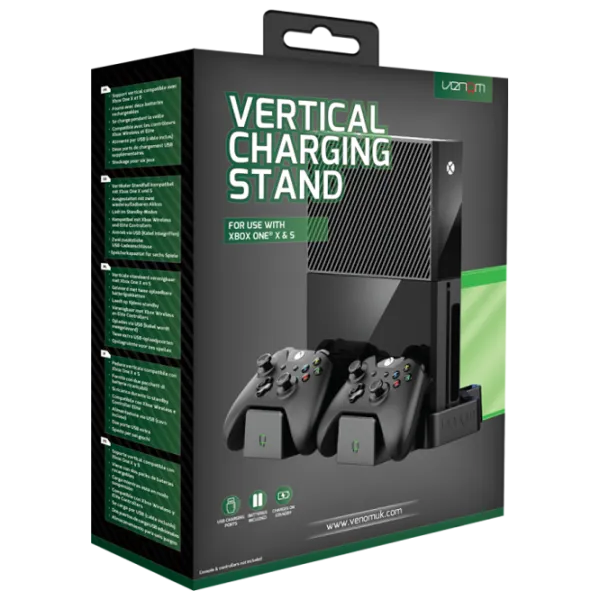 Stație de încărcare controller cu suport pentru discuri Venom VS2861 Xbox One/ Black photo 4