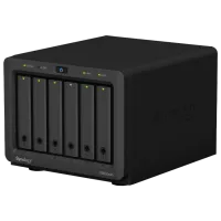 Сетевое хранилище Synology DS620slim Черный photo 2