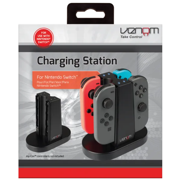 Зарядная станция для геймпада Venom VS4796 Nintendo Switch/ Черный photo 4