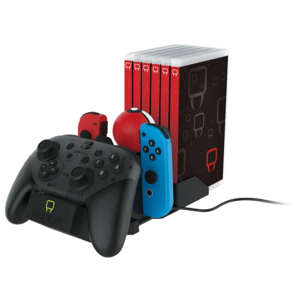 Stație de încărcare controller cu suport pentru discuri Venom VS2736 Nintendo Switch/ Black photo 2