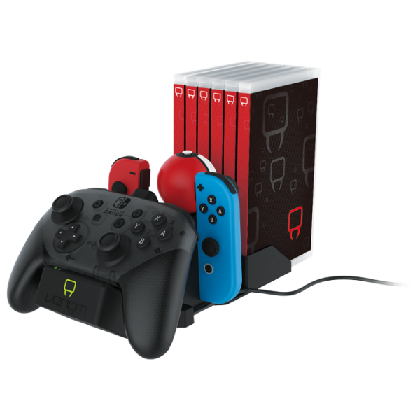 Stație de încărcare controller cu suport pentru discuri Venom VS2736 Nintendo Switch/ Black photo 2