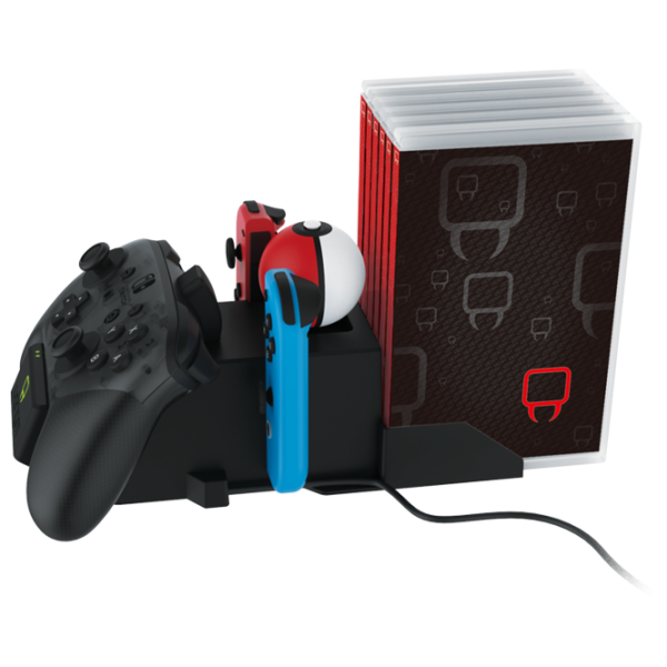 Stație de încărcare controller cu suport pentru discuri Venom VS2736 Nintendo Switch/ Black photo 3