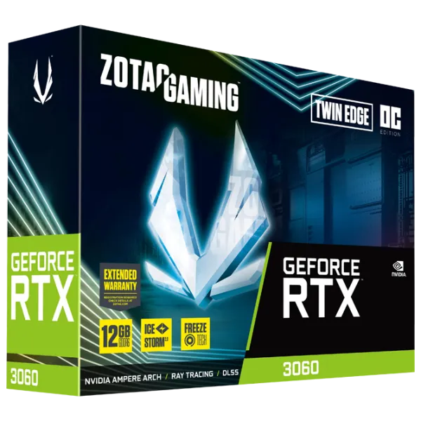 Видеокарта Zotac GeForce RTX 3060 Twin Edge OC PCI Express x16 4.0 / 12 ГБ photo 6