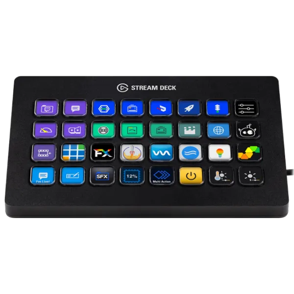 Контроллер для стриминга Elgato Live Content Creation 32 Keys Проводная/ Черный photo 4 Контроллер для стриминга Elgato Live Content Creation 32 Keys Проводная/ Черный photo 4