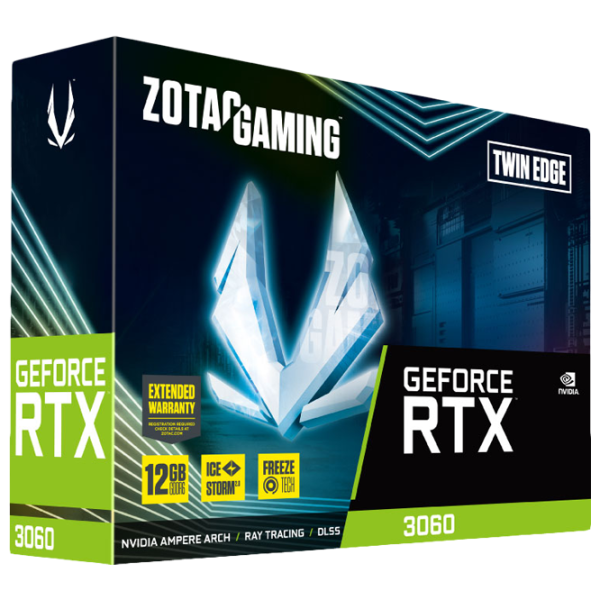 Видеокарта Zotac GeForce RTX 3060 Twin Edge PCI Express x16 4.0 / 12 ГБ photo 6
