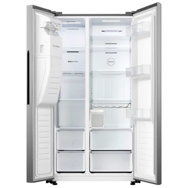 Frigider Hisense RS650N4AC2 Side by Side 499 l / 189.6 cm / Inox photo 3