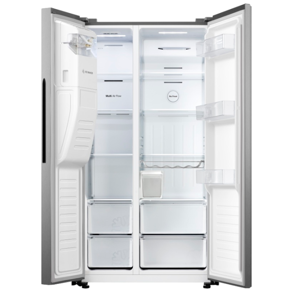Frigider Hisense RS650N4AC2 Side by Side 499 l / 189.6 cm / Inox photo 3