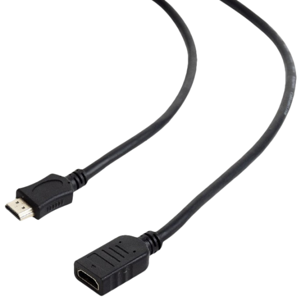 Cablu video Cablexpert HDMI + HDMI 0.5 m/ Black photo 2