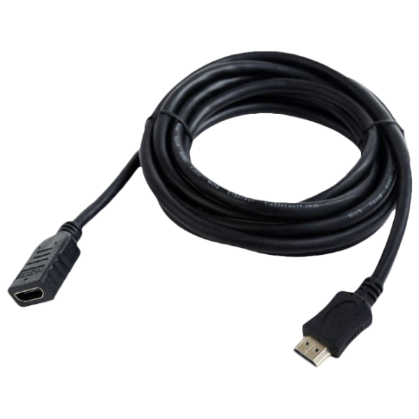 Cablu video Cablexpert HDMI + HDMI 0.5 m/ Black photo 3