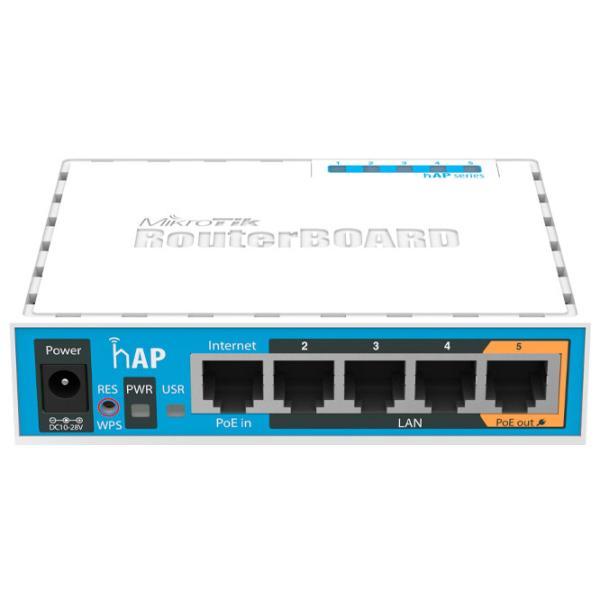 Wi-Fi Router Mikrotik hAP 300 Mbit/ s/ White photo 2