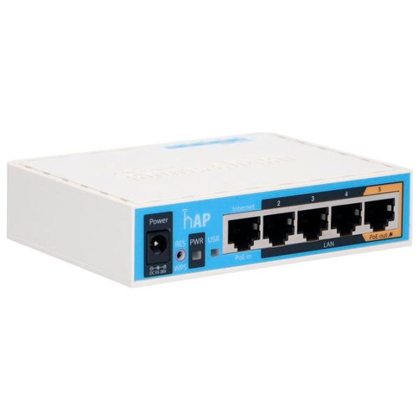 Wi-Fi Router Mikrotik hAP 300 Mbit/ s/ White photo 3
