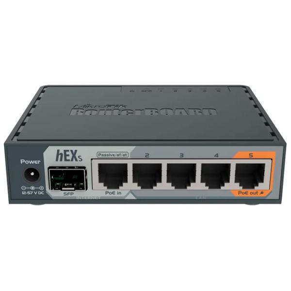 Wi-Fi Роутер Mikrotik hEX S Черный photo 2