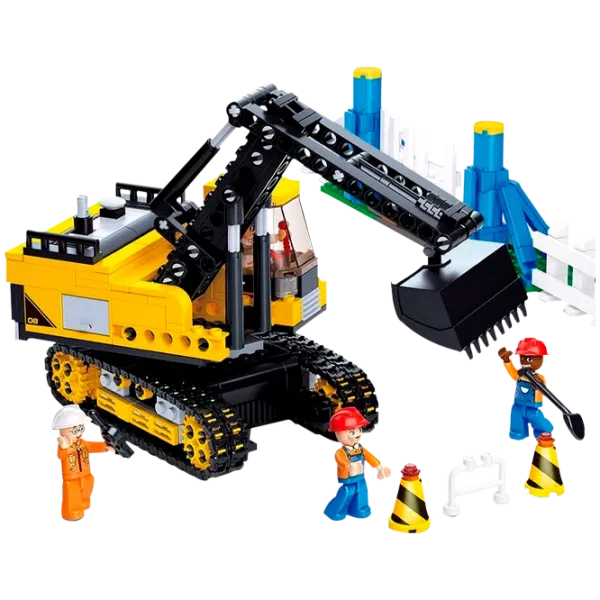 Конструктор Sluban Traxcavator Строители/ Желтый photo 2