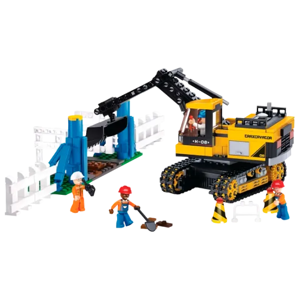 Конструктор Sluban Traxcavator Строители/ Желтый photo 3