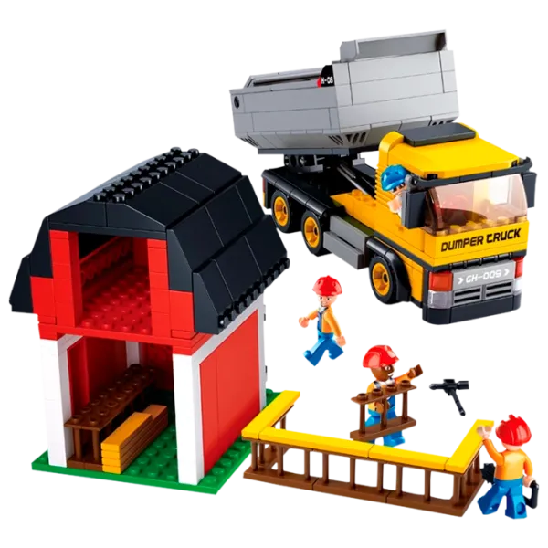 Конструктор Sluban Dumper truck Строители/ Желтый photo 2