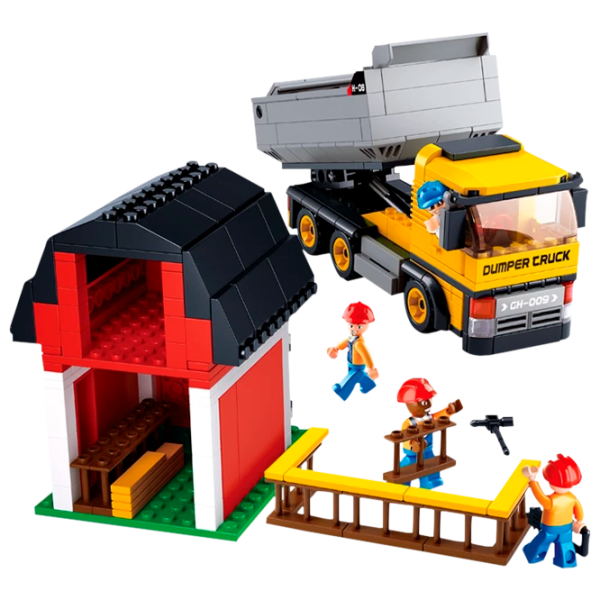 Конструктор Sluban Dumper truck Строители/ Желтый photo 2