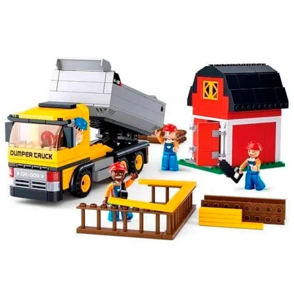 Конструктор Sluban Dumper truck Строители/ Желтый photo 3