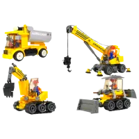 Конструктор Sluban Construction Set Строители/ Желтый photo 2