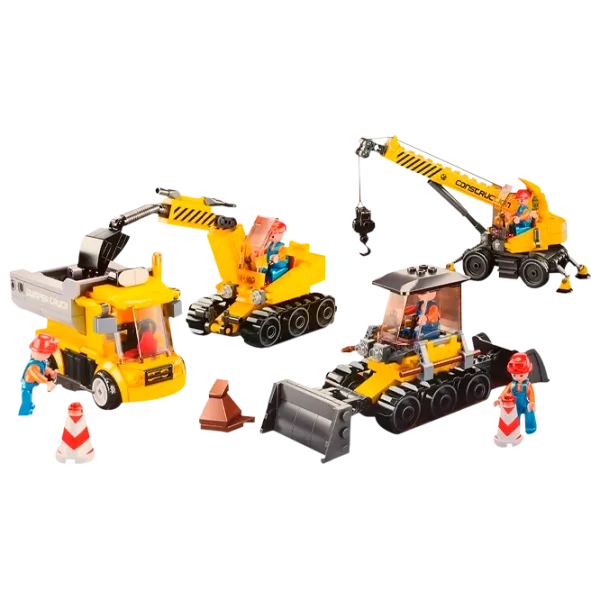Конструктор Sluban Construction Set Строители/ Желтый photo 3