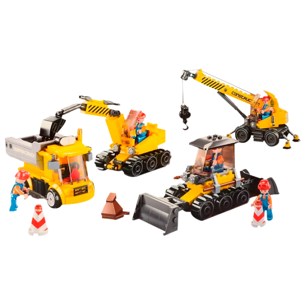Конструктор Sluban Construction Set Строители/ Желтый photo 3