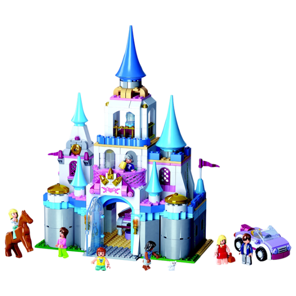 Детский конструктор Sluban Sapphire Castle Замок/ Светло-синий photo 2