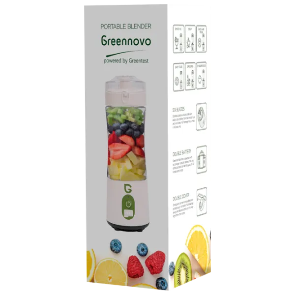 Blender portabil Greentest Greennovo White photo 9
