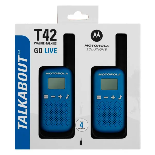 Stații Radio Motorola Talkabout T42 twin pack  Blue photo 2