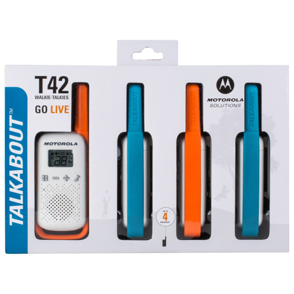 Stații Radio Motorola Talkabout T42 quad pack  White photo 3