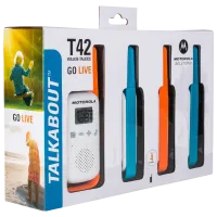 Stații Radio Motorola Talkabout T42 quad pack White photo 5