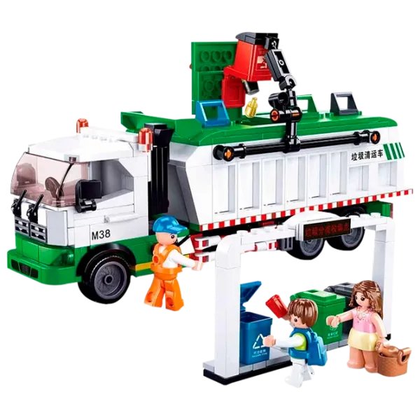 Конструктор Sluban Garbage Truck Мусоровоз/ Разноцветный photo 2
