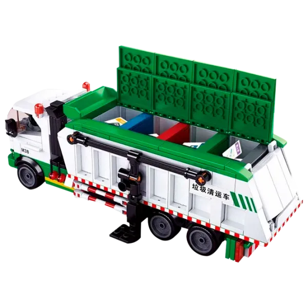 Конструктор Sluban Garbage Truck Мусоровоз/ Разноцветный photo 3