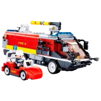 Constructor Sluban Airport Crash Tender Pompieri/ Red photo 3