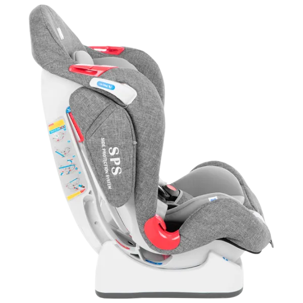 Детское автокресло Kikka Boo O'Right SPS  0 месяцев - 6 лет / 25 кг / Тёмно-серый photo 3