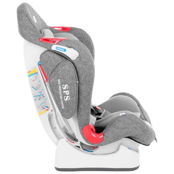 Детское автокресло Kikka Boo O'Right SPS  0 месяцев - 6 лет / 25 кг / Тёмно-серый photo 3