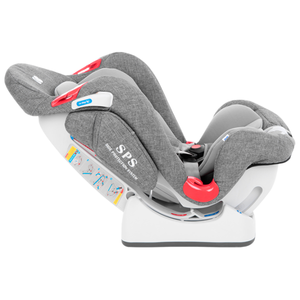 Детское автокресло Kikka Boo O'Right SPS  0 месяцев - 6 лет / 25 кг / Тёмно-серый photo 4
