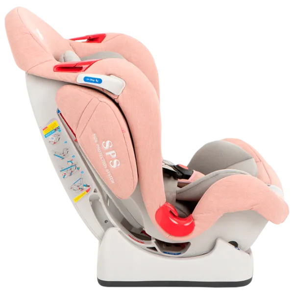 Детское автокресло Kikka Boo O'Right SPS  0 месяцев - 6 лет / 25 кг / Розовый photo 3